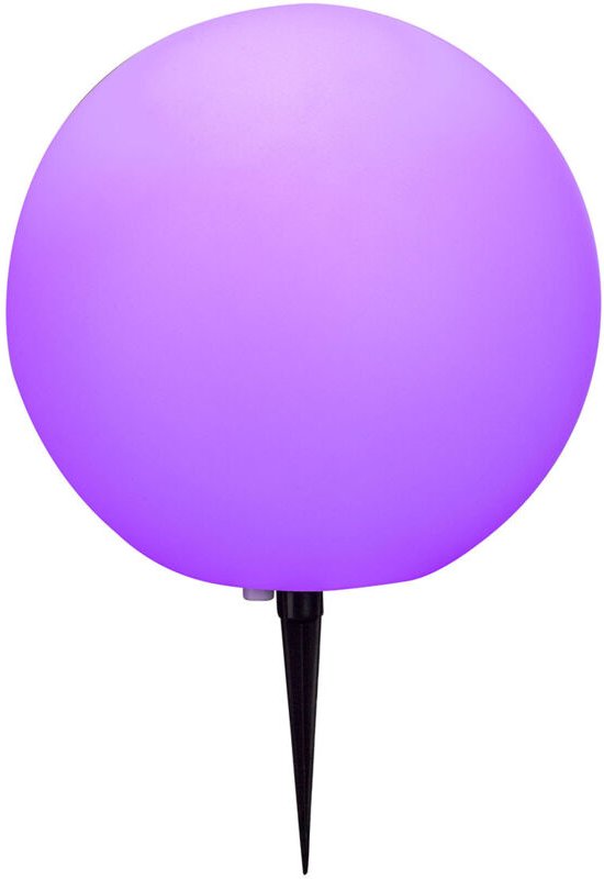 Stehlampe - Toula - weiß - kunststoff - ø 30cm - E27 - - Globo