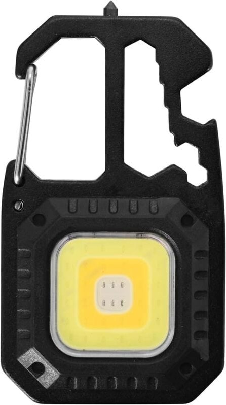 Aougo - Mini-COB-Taschenlampe, Schlüsselanhänger-Licht, 7 Modi, 500 Lumen, multifunktionale tragbare wiederaufladbare No...