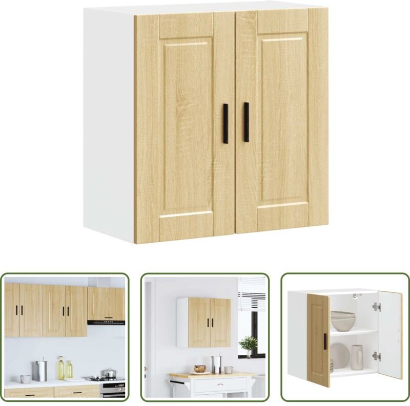 Holzwerkstoff - Küchen-Hängeschrank Porto Sonoma-Eiche Holzwerkstoff