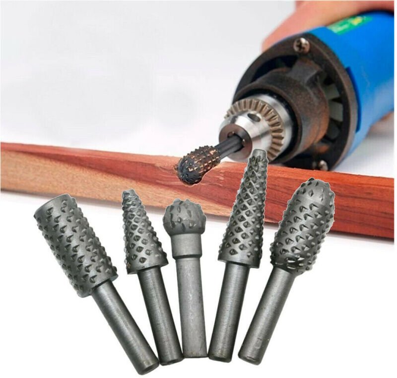 Trade Shop Traesio - Trade Shop - 5 punte fresh für mini trapano representation models intaglio legno 6 mm -