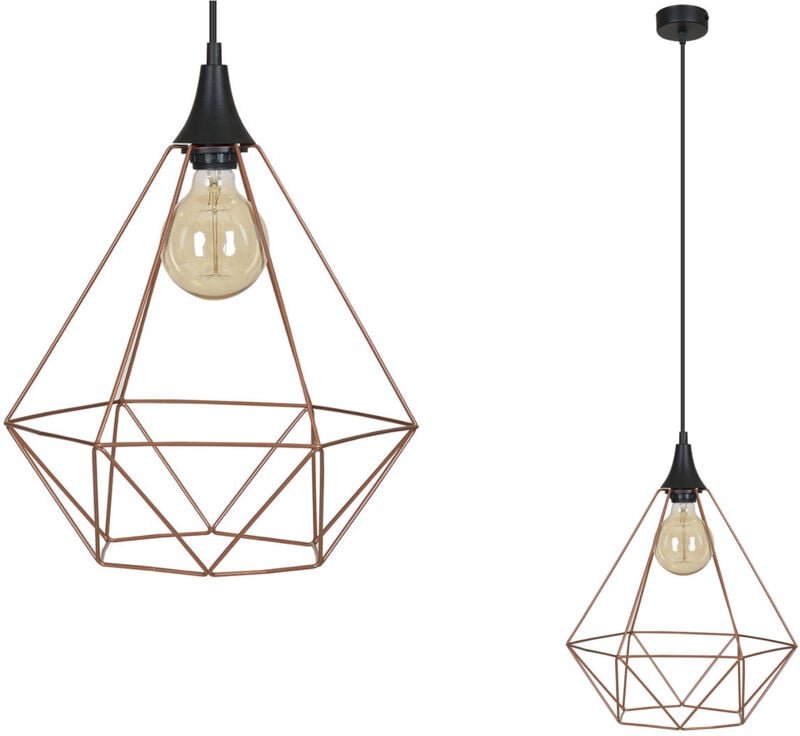 GALAXY LOFT Retro EDISON Pendelleuchte Kupfer LED