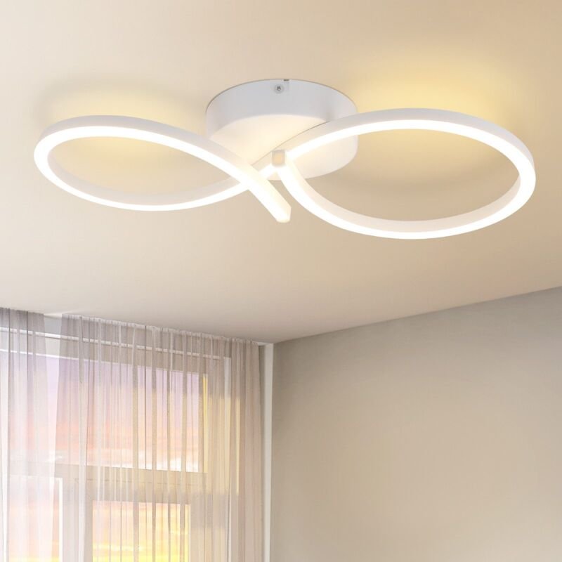 Thumbnail - Deckenleuchte led Deckenlampe Schlafzimmer - 24W Küchenlampe Moderne Kreative Design Wohnzimmerlampe 3000K Warmweiß Flur...