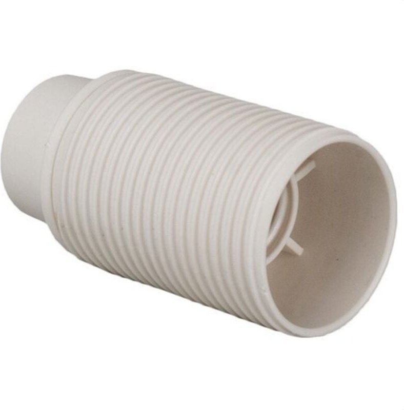 Fassung E14 2A 250V weißer Gewindekörper