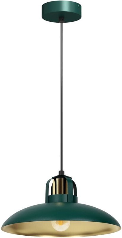 Hängelampe FELIX GRÜN/GOLD 1xE27