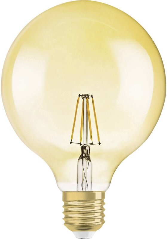 Osram - led Vintage Edition 1906, in Ballform mit E27-Sockel, Dimmbar, Ersetzt 51 Watt, Klar, Warmweiß - 2400 Kelvin, 1e...