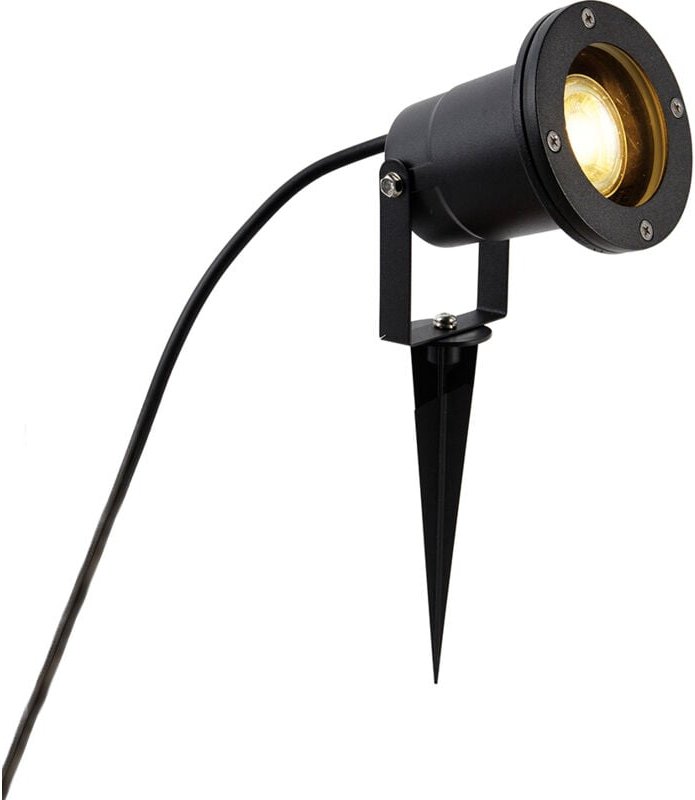 Industrieller Smart Spike Spot schwarz inkl. WiFi GU10 IP65 - Basic