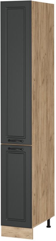 Apothekerschrank R-Line, Anthrazit Landhaus, 30 cm, Vicco