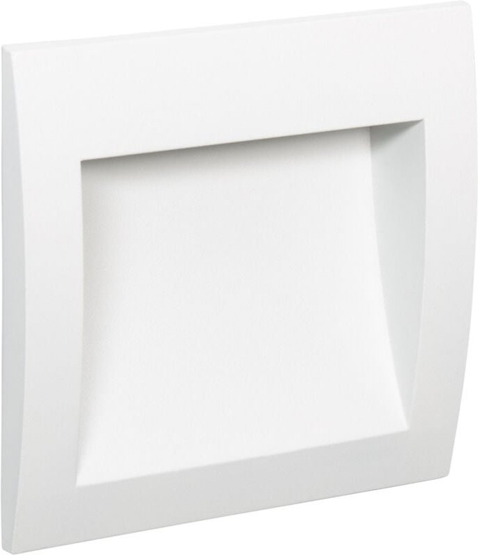 Efectoled - LED-Wegeleuchte Außen 4W Einbau Rechteckig Weiss Natt 4000K Neutralweiß