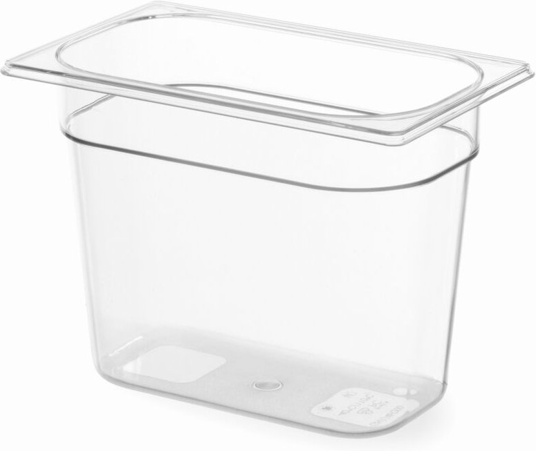 Hendi - Gastronorm-Behälter 1/4, Profi Line, gn 1/4, 4L, Transparent, 265x162x(H)150mm