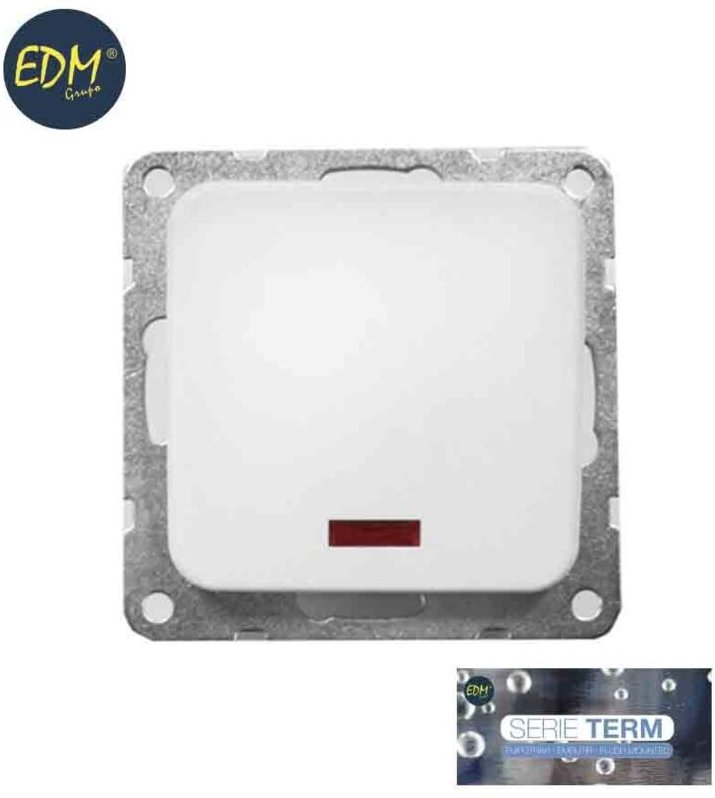 Einbau-Lichtschalter der Term EDM-Serie Blister