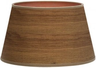 Lampenschirm salma e27 dunkel Holz 30dx22dx17h conica abierta