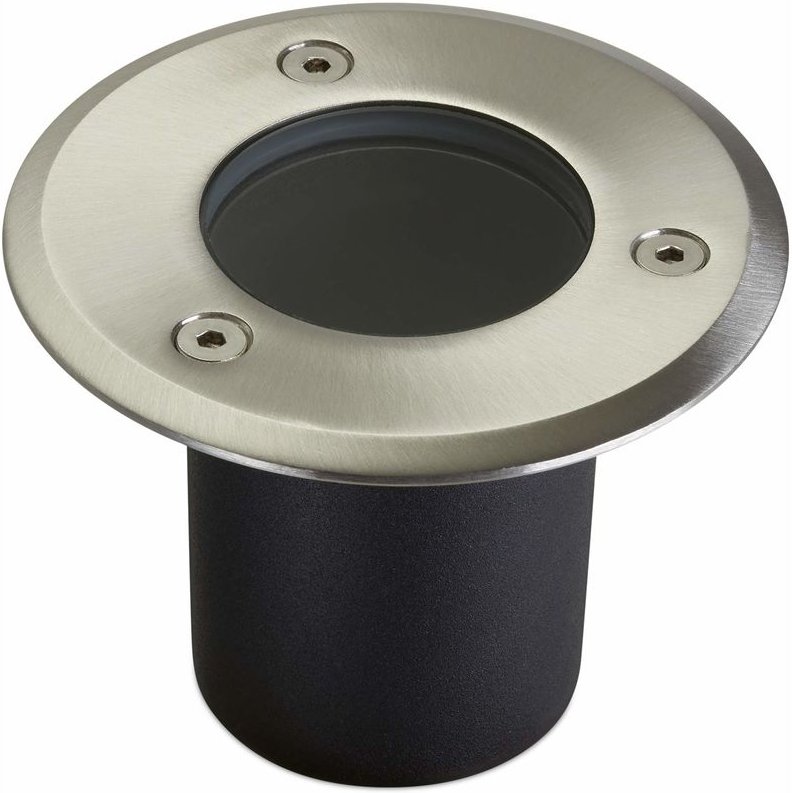 Bodeneinbaustrahler alfa mini Edelstahl rund ø 100 mm