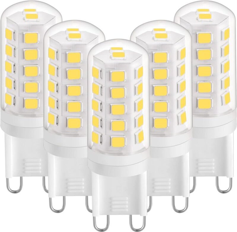 Memkey - G9-LED-Leuchtmittel, 3 w, natürliches Weiß 4000 k, G9-LED-Leuchtmittel, 420 lm, entspricht 28 w und 40 w Haloge...