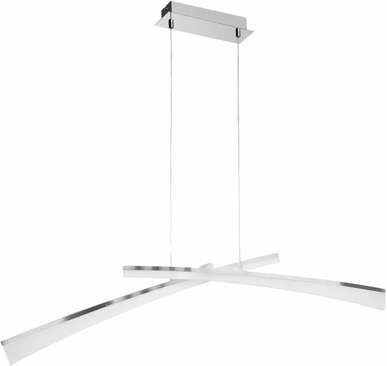 Led Hängeleuchte Esstisch Pendelleuchte silber Modern Esstischlampe hängend led Modern, 2x 12,5W 2x 900 lm warmweiß, LxH...
