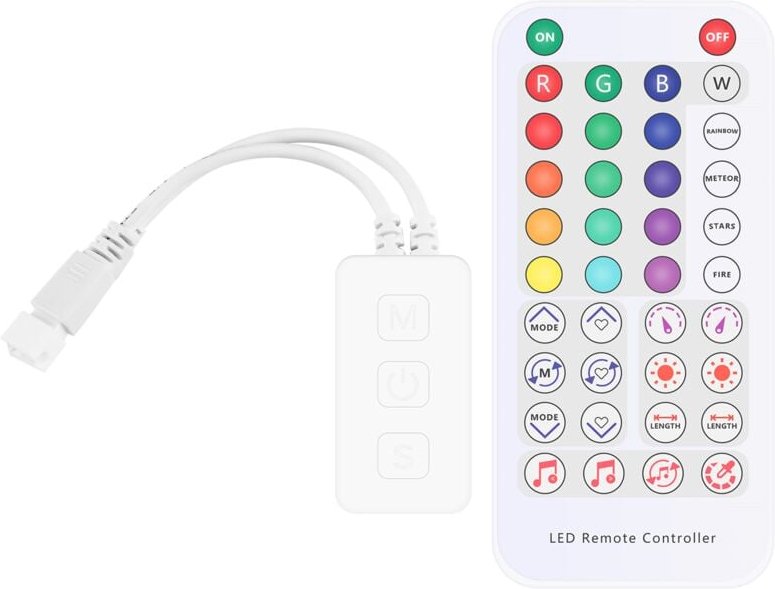 Rgb Smart Music Bluetooth Controller SP611E für WS2812B SK6812 WS2811 Adressierbarer led Bandstreifen