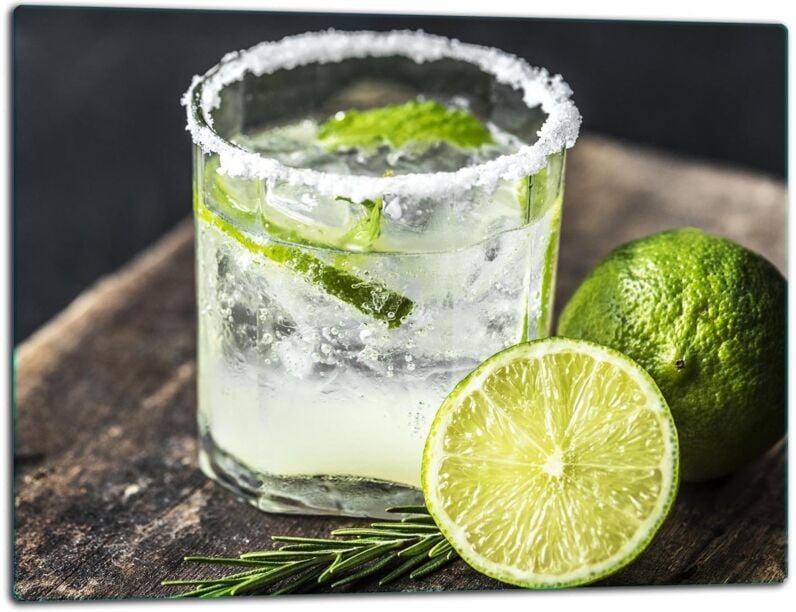 GlassplattenschneideBrett 52x40 Tasse