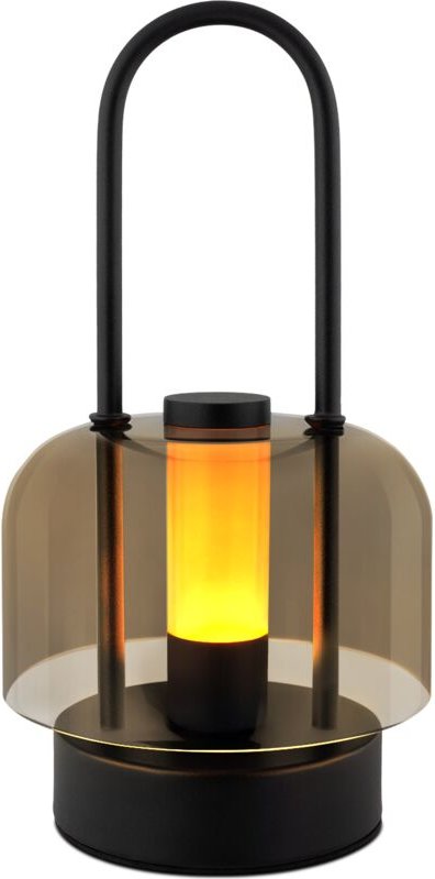 Led Tischlampe kabellos mit Akku - Höhenverstellbare Nachttischlampe dimmbar (1800K-6500K) mit Speicherfunktion, usb-c A...