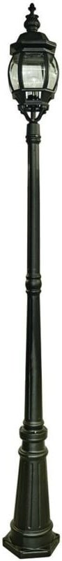 Thumbnail - Searchlight Bel Aire - 1 Licht Außenlaternenpfahl Schwarz IP44, E27