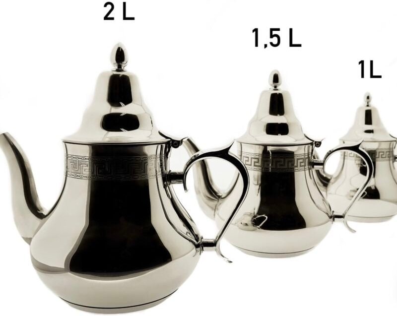 Cofi 1453 - Edelstahl 1,5L Teekanne Induktionsherd Kaffeekanne mit hitzebeständigem Griff Küche/Cafeteria/Hotel/Restaura...