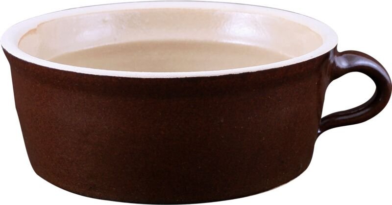 Steinzeug - 500ml Topf für Schmalz ohne Deckel