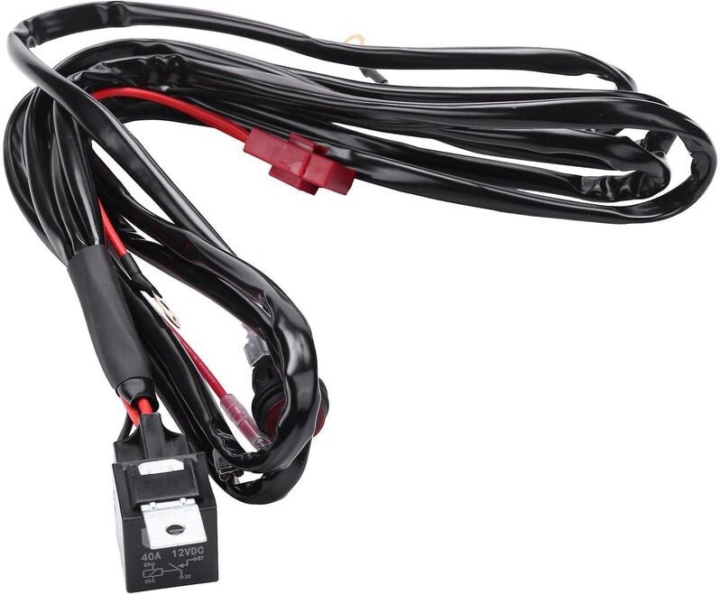 12V 40A Relais Kabelbaum Arbeit Nebelscheinwerfer Bar Kit Ein/Aus Schalter LED
