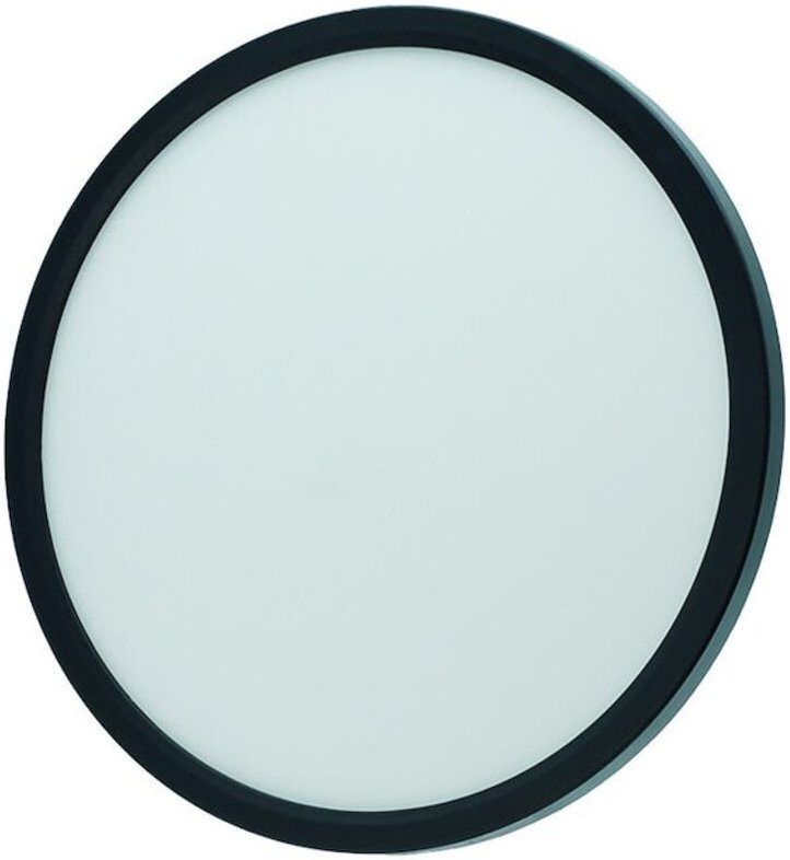 DECKENLEUCHTE 29CM SCHWARZ INTEGRIERTE LED DENVER 24W 4000K BEWEGUNGSSENSOR 2570lm