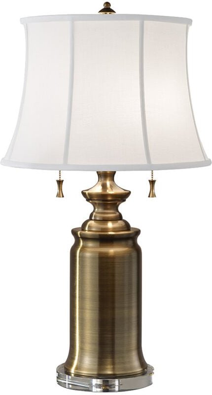 Stateroom - 2 Leuchttischlampe Messing, E27 - Elstead