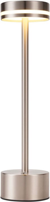 Tischlampe Akku led- Tischleuchte Kabellos - Nachttischlampe Dimmbare mit usb-c Aufladbar Batterie Touch- Lampe Gold Tis...