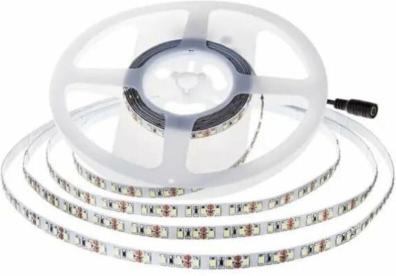 V-tac - LED-Streifen SMD2835 12W/m 5m 168 LED/m 140LM/W 24V Naturweiß IP20 10mm
