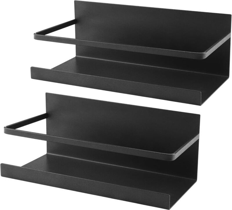 Magnetisches Kühlschrankregal, 2-teilig, Gewürzregal für den Kühlschrank, Küchenorganizer, Gewürzaufbewahrung, platzspar...