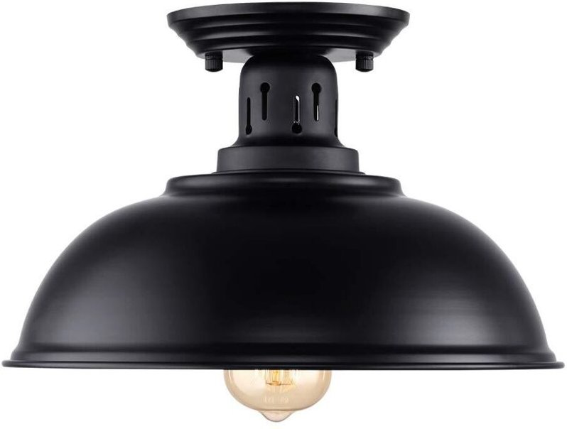 Retro-Deckenleuchte, moderne und schlichte Deckenleuchte mit Eisenabdeckung, warmes Licht, 220 V, E27