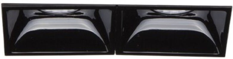 Twin Einbau-Downlight Schwarz, 4000K, 6W