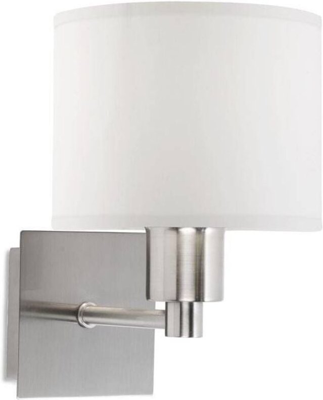Lyon - 1 Licht Innenwandleuchte Satin Nickel, E27 - Leds-c4