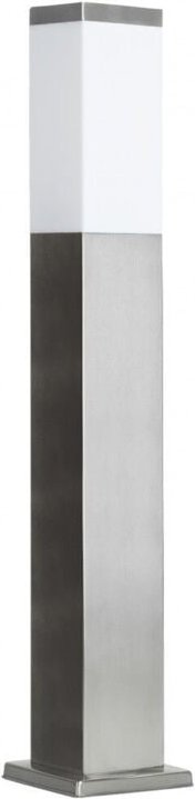 Quadratischer Gartenpfahl 65 cm 1xE27 silber IP44 SU-MA Inox SS802-650