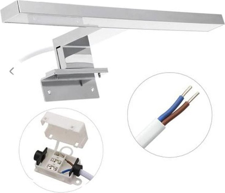 LED-Badezimmerspiegelleuchte mit Schalter, 30 cm, 700 lm, 5 w, Badezimmerleuchte, 6000 k, Kaltweiß, Badezimmer-Wandleuch...