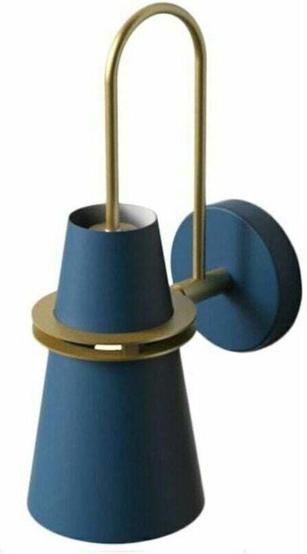 Bunte Horn-Wandleuchte, nordische moderne Metall-Wandleuchte E27, Messing-Wandlampe im Industriestil für Restaurant, Gan...