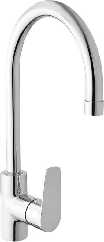 Swiss Aqua Technologies - Project Einhebel-Spültischmischer mit Schwanenhals, mit Schwenkarm, Chrom (SATBSPRO280)