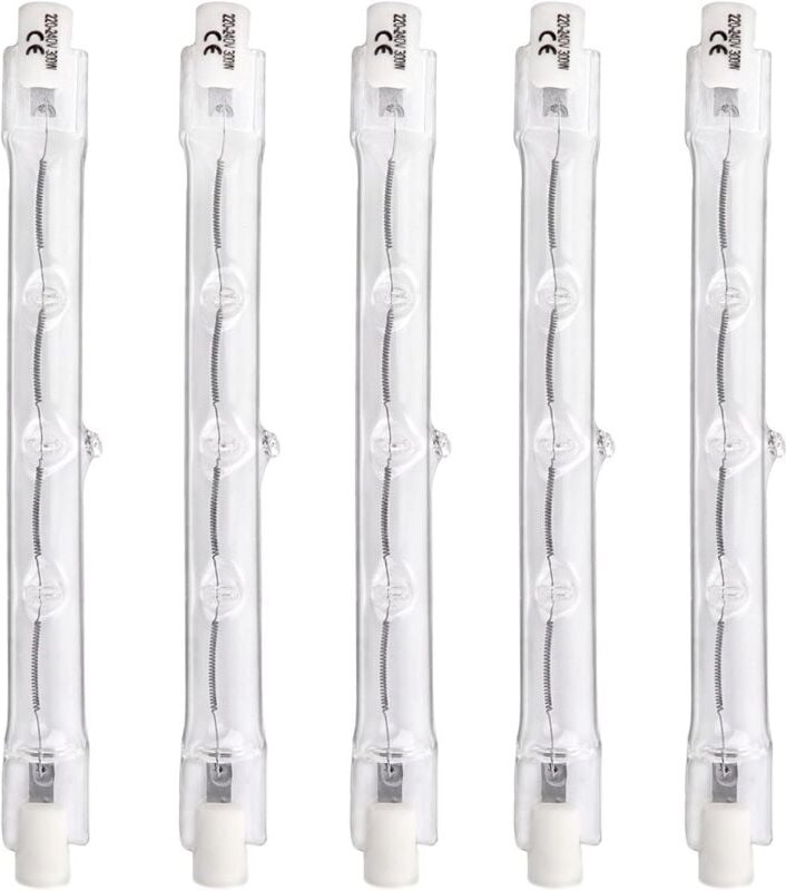 Lineare Halogenlampen R7s 118 mm 300 W, dimmbar warmweiß 2700 K 4500 lm, 220 V doppelseitiger Strahler R7s für Deckenleu...