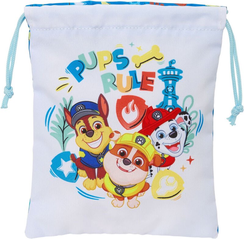 Imbiss-Täschchen The Paw Patrol Pups rule Blau