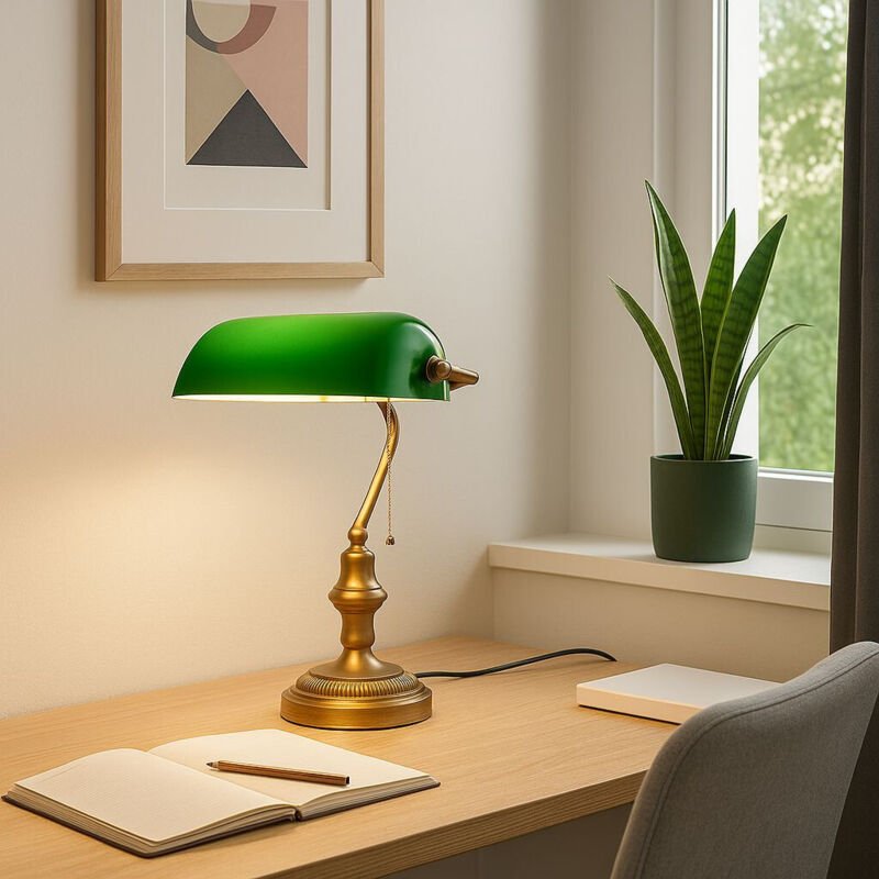 Barcelona Led - Vintage-Tischlampe 'banquero' - E27