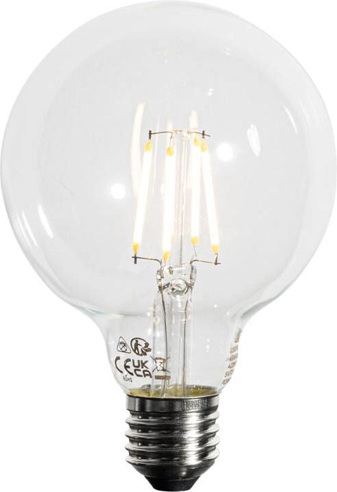 E27 3-Stufen dimmbare LED-Glühbirne G95 4W 450lm 3000K