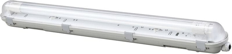 LED-Feuchtraumleuchte led G13 9 w Naturweiß Grau - Sygonix