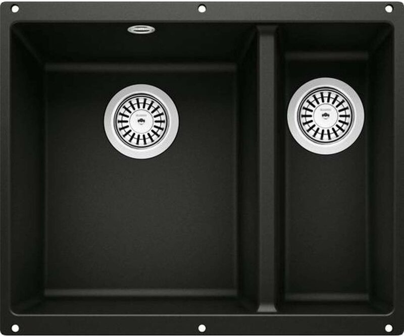 Blanco - Rotan 340/160 - Silgranitspüle, 56x46 cm, Schwarz 526096