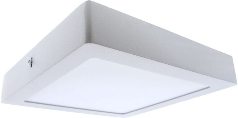 LED-Deckenleuchte Gelys IP54 18W 4000K quadratisch weiß