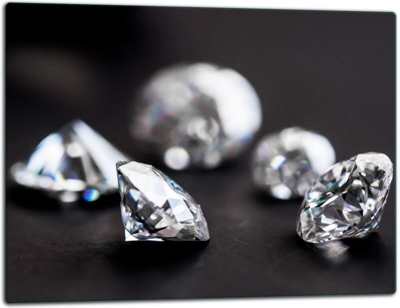 GlassplattenschneideBrett 52x40 Dianthen