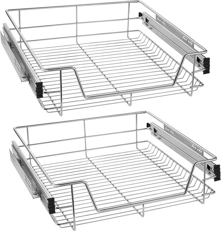Kücheneinrichtung Zubehör Teleskopschublade Schrankauszug Ausziehbare Ablage Küchenschublade Küchen Regal Korbauszug Sch...
