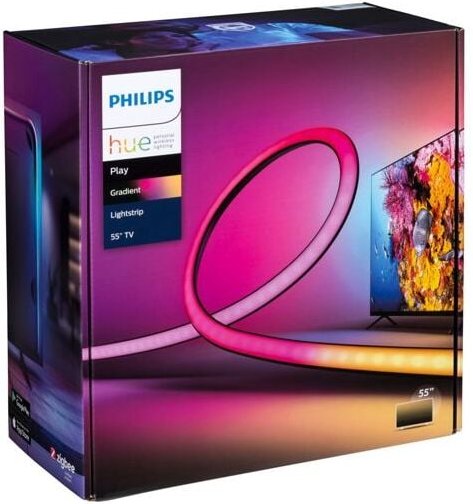Philips farbverlauf led streifen fÜr fernseher von 55 bis 60 zoll 78475100