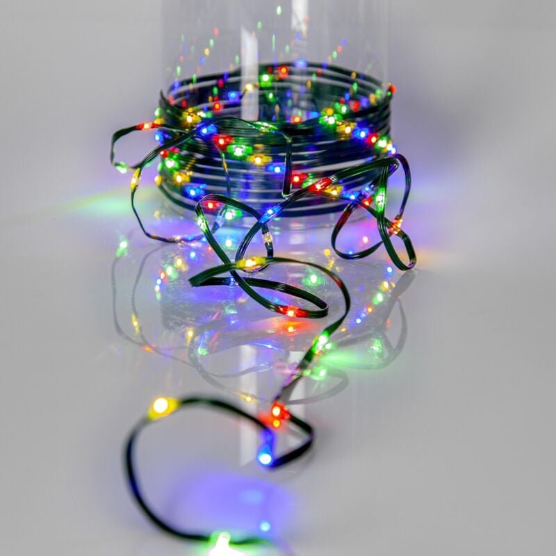 Star Trading - led Lichterkette Dew Drop Micro, Grün, Outdoor, Bunt, 36m