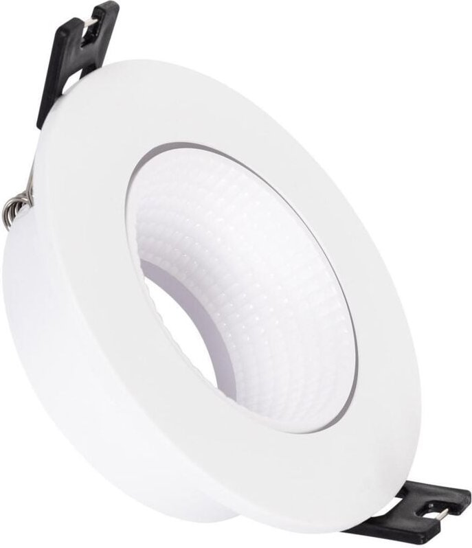 Thumbnail - Downlight-Ring Rund Schwenkbar für LED-Glühbirne GU10 / GU5.3 Schnitt Ø80 mm Weiß