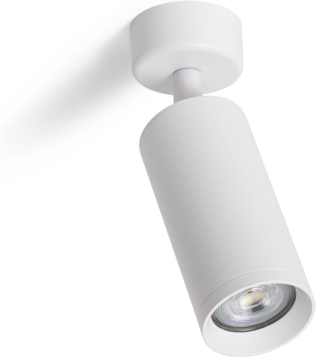 Strahler-Lampenfassung Aluminium für GU10 Glühbirnen Quartz Weiß